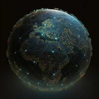 Save earth theme globe planet photo