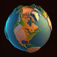 Save earth theme globe planet photo