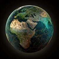 Save earth theme globe planet photo