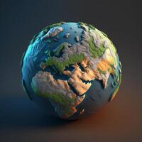 Save earth theme globe planet photo