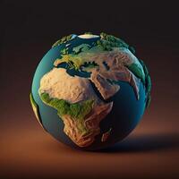 Earth globe Planet Save earth Go green photo