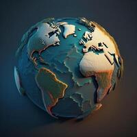 Earth globe Planet Save earth Go green photo