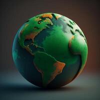 Earth globe Planet Save earth Go green photo