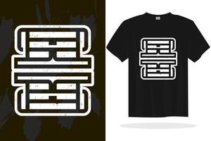 Modern t shirt design vector template with random graphics