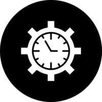 hora administración vector icono estilo