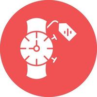 vector diseño reloj de pulsera rebaja icono estilo