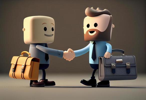 An Animation of a Handshake · Free Stock Photo
