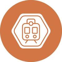 Vector Design Railroad Crossing Icon Style