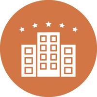 Vector Design Five Star Hotel Icon Style