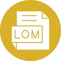 vector diseño lom icono estilo