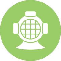 Vector Design Diving Helmet Icon Style