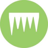 Vector Design Icicle Icon Style