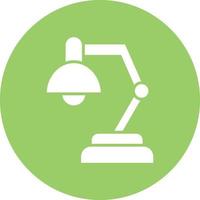 Vector Design Table Lamp Icon Style