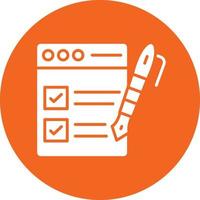 Vector Design Task List Icon Style