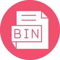 Vector Design BIN Icon Style