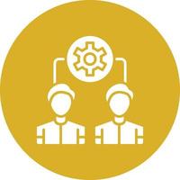Vector Design Team Work Icon Style