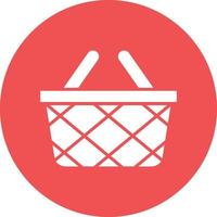 Vector Design Picnic Basket Icon Style