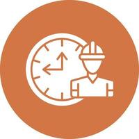 Vector Design Working Hours Icon Style