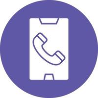 Vector Design Mobile Call Icon Style
