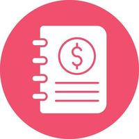 Vector Design Accounting Book Icon Style