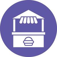Vector Design Burger Cart Icon Style