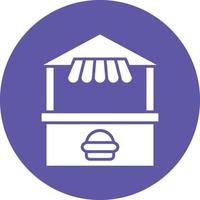 Vector Design Burger Cart Icon Style