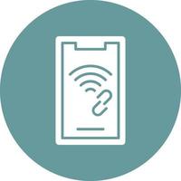 Vector Design Mobile Hotspot Icon Style