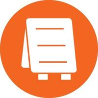 Vector Design Menu Board Icon Style