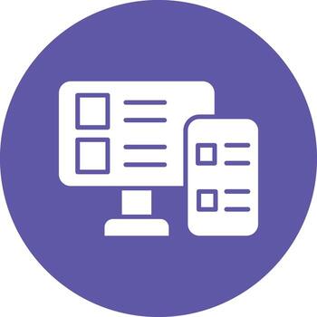 Vector Design Responsive Design Icon Style