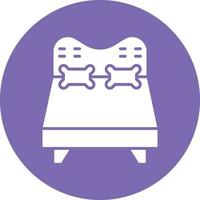 Vector Design Double Bed Icon Style