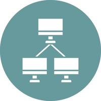 Vector Design LAN Icon Style