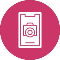 Vector Design Mobile Camera Icon Style
