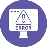 vector diseño error icono estilo