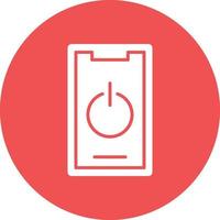 Vector Design Mobile Power Icon Style