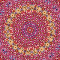 A colorful pattern with a floral pattern vector
