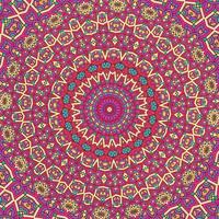 A colorful kaleidoscope Pattern of pink and green colors. vector