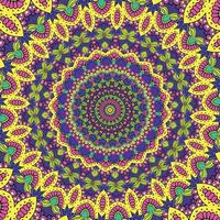 A colorful background with a pattern of flowers and leaves vector