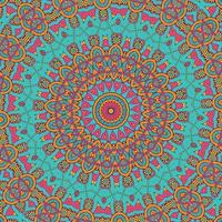 A colorful pattern with a floral pattern vector
