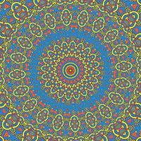 A colorful pattern with a floral pattern vector