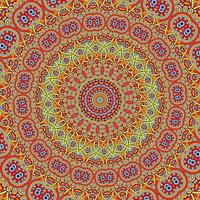 A colorful background with a pattern of flowers and leaves vector