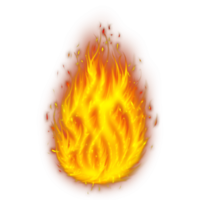 realistische brennende feuerflammen, brennende heiße funken realistische feuerflamme, feuerflammeneffekt png