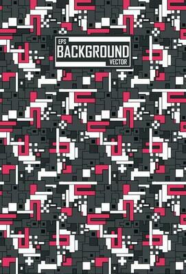 Abstract pattern with geometric concept