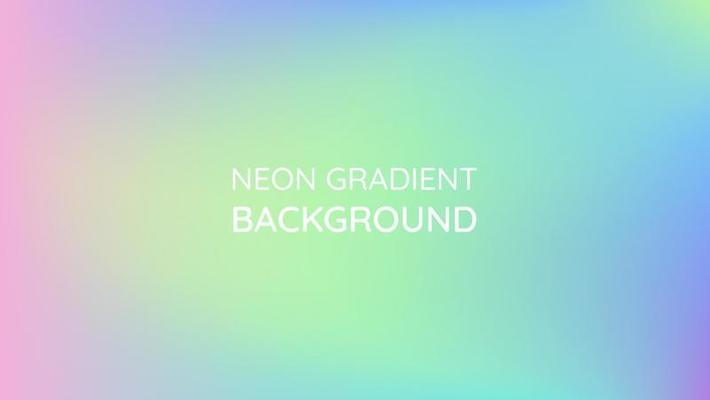 Holographic horizontal cover templates design. Vector blurry gradient abstract background.