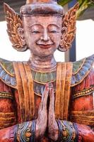 Old oriental statue photo