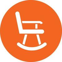 Vector Design Rocking Chair Icon Style