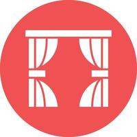 Vector Design Curtains Icon Style