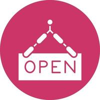 Vector Design Open Icon Style