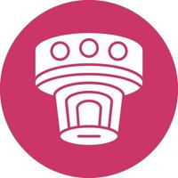 Vector Design Smoke Detector Icon Style