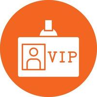 vector diseño VIP pasar icono estilo