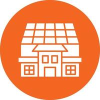 Vector Design Solar House Icon Style